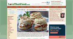 Desktop Screenshot of lovethatfood.com